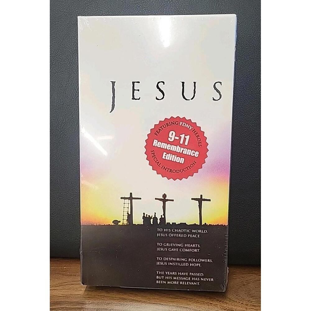 Vtg Jesus VHS Tape Movie New Sealed 9-11 Remembrance Ed Rated G Religion VGC